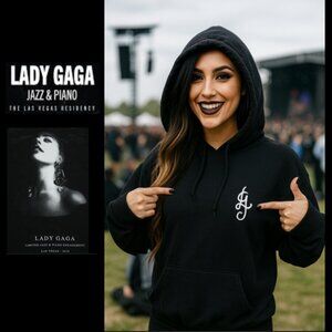 Lady Gaga Limited Jazz and Piano Engagement Las Vegas 2019 Hoodie (Size S)